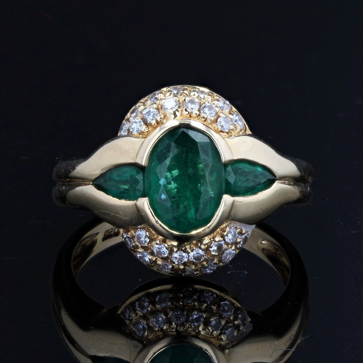 Emerald Diamond Ring Occasion-photo-4