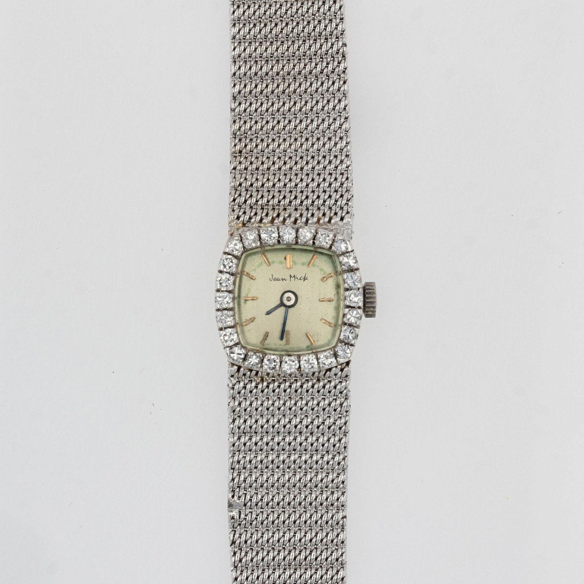 Lady's White Gold Diamond Watch-photo-4