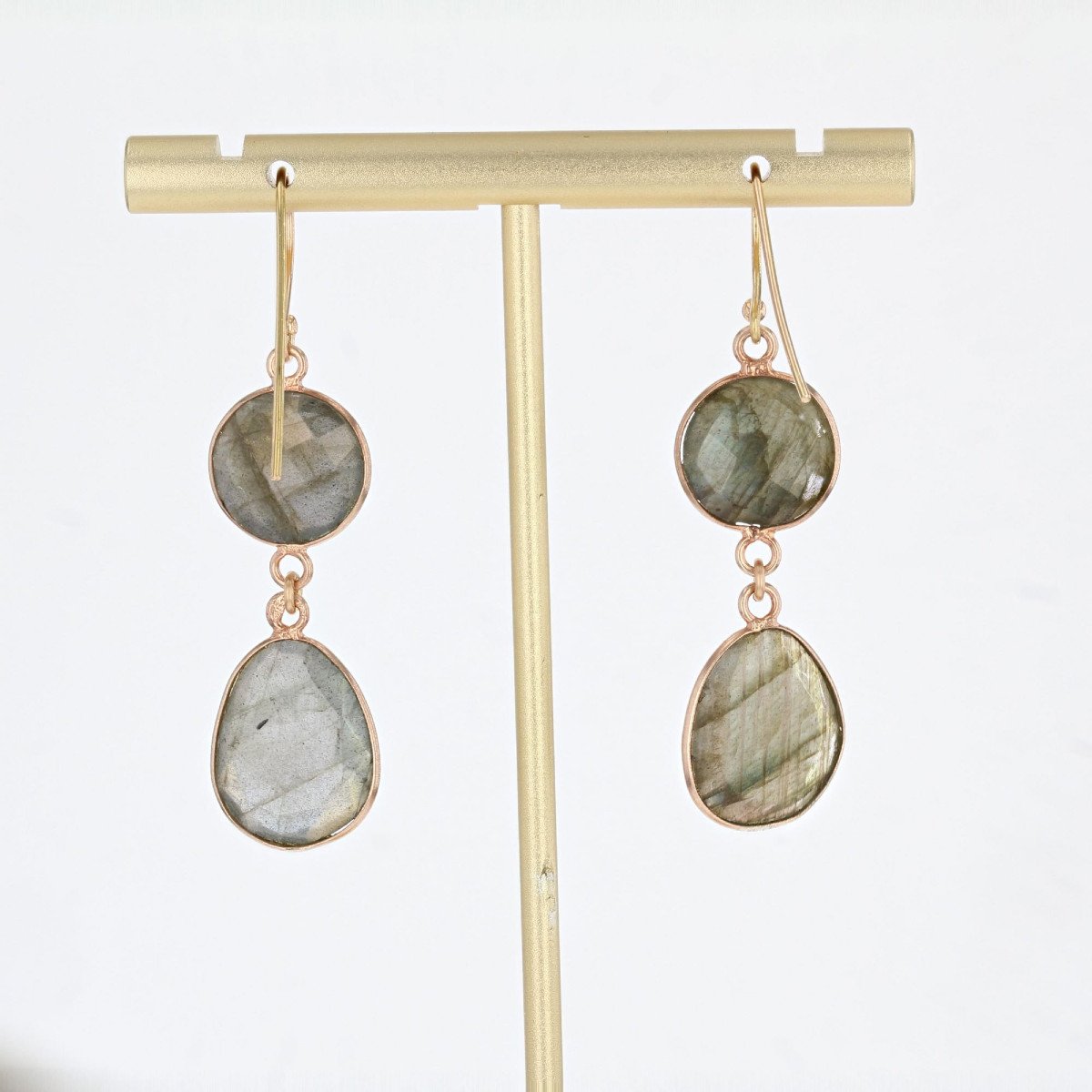 Pendants d'Oreilles Labradorites-photo-2