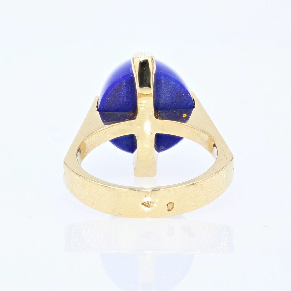 Vintage Gold And Lapis Lazuli Ring-photo-4