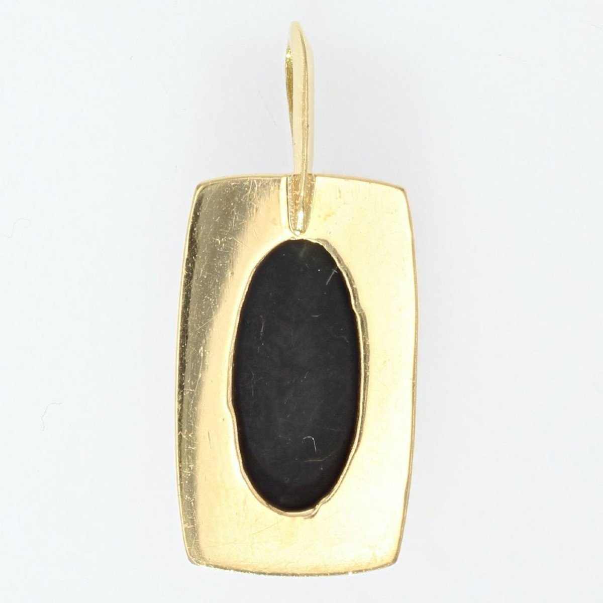 Pendant In Yellow Gold And Cameo On Onyx-photo-4