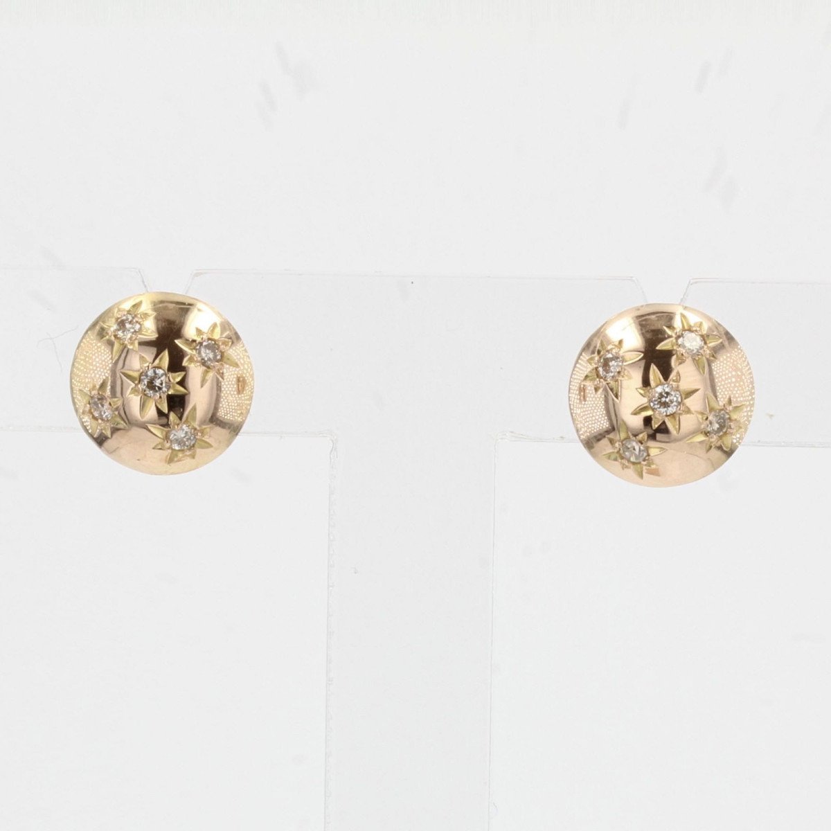 Old Diamond Dome Earrings-photo-4