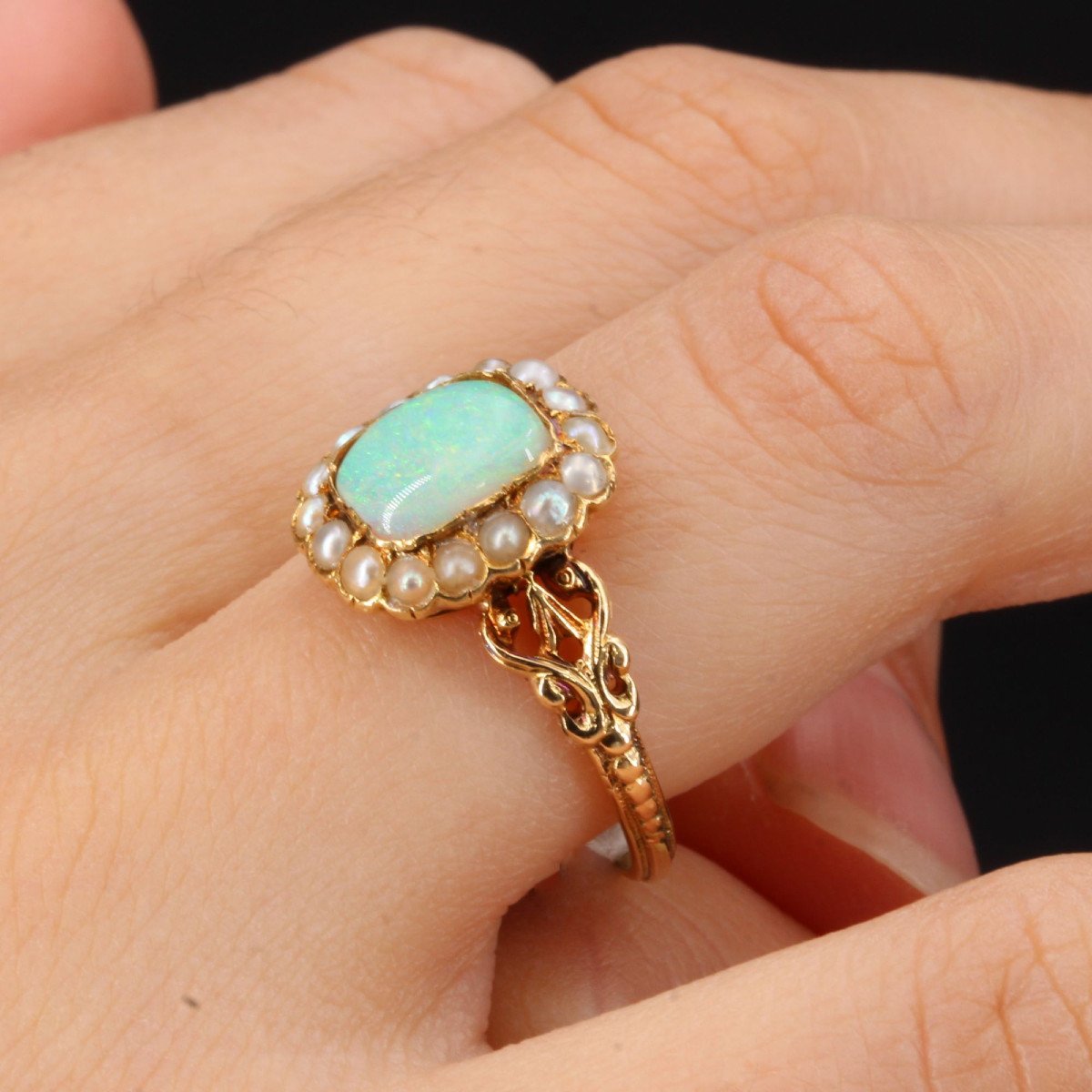 Opal Ring And Fine Pearls-photo-1