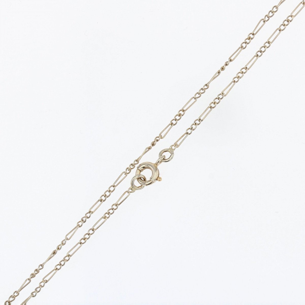Art Deco Diamond Pendant And Its Chain-photo-5