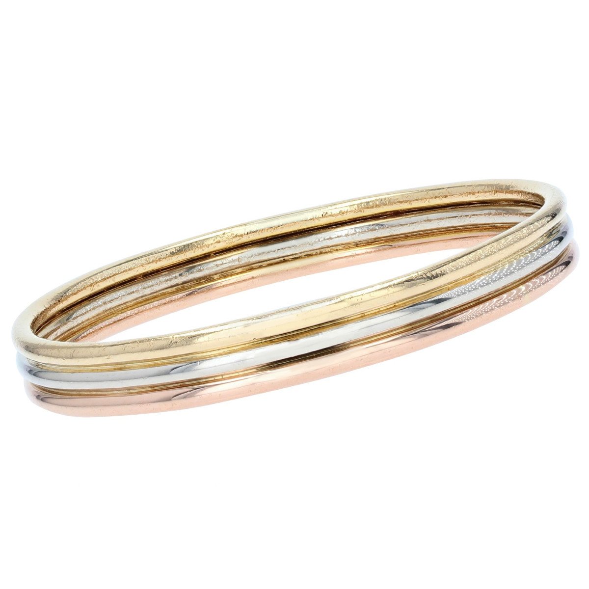 3 Gold Bangle Bracelet