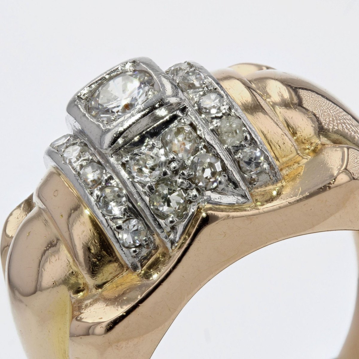 Tank Diamond Signet Ring-photo-2