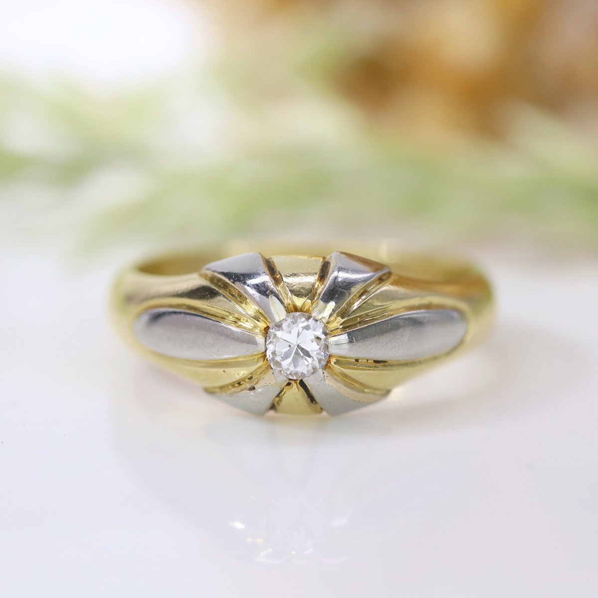 Bague Jonc Diamant 2 Ors-photo-3