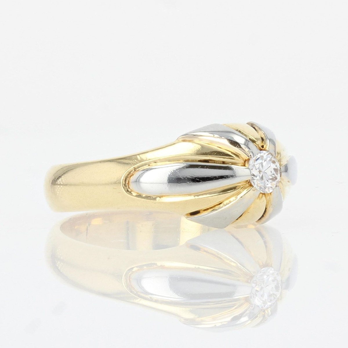 Bague Jonc Diamant 2 Ors-photo-5