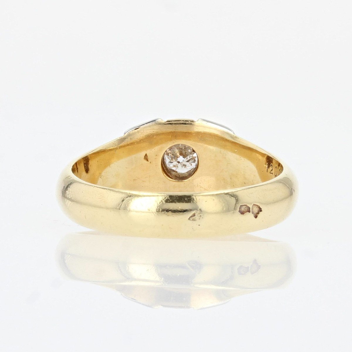 Bague Jonc Diamant 2 Ors-photo-7