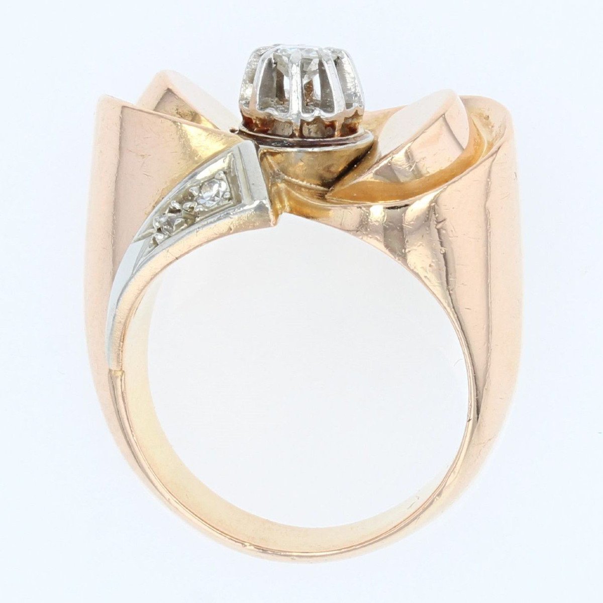 Retro Knot Diamond Ring-photo-6