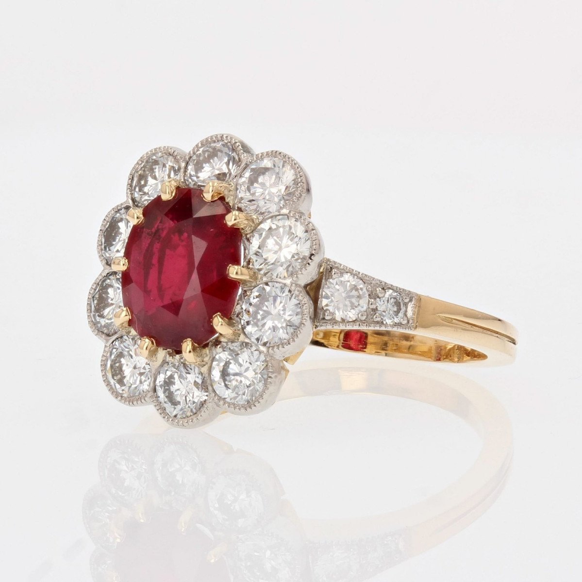 Ruby Diamonds Daisy Ring-photo-2