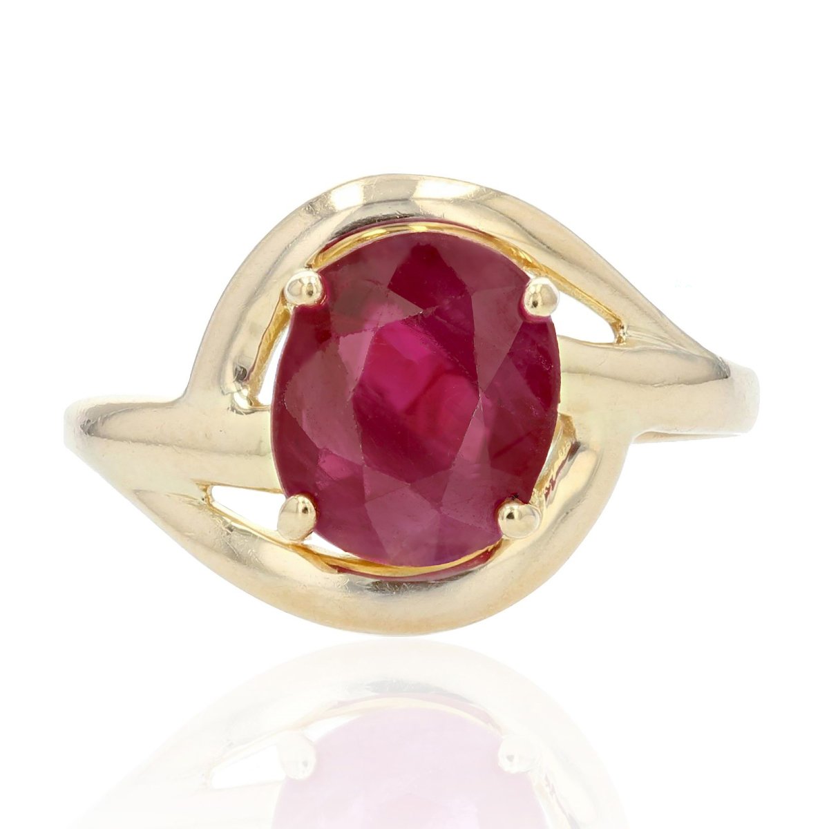 Bague En Rubis Et Or