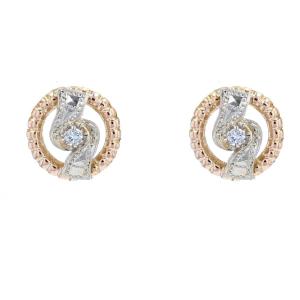 Vintage Retro Diamond Earrings