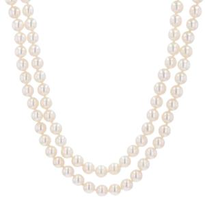 Double Row Pearl Necklace