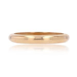 Yellow Gold Domed Wedding Ring