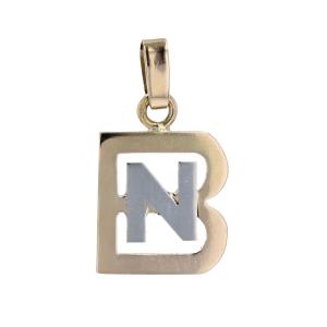 Pendentif 2 Ors Initiales