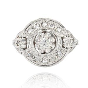 Old Art Deco Diamond Ring