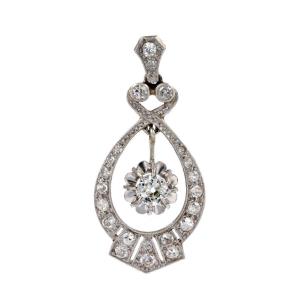 Old Art Deco Diamond Pendant