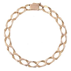 Rose Gold Curb Bracelet