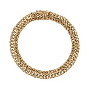 Fine Used Yellow Gold Curb Bracelet