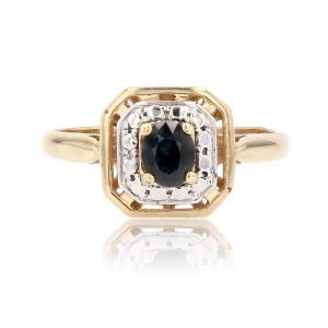Used Yellow Gold Sapphire Ring