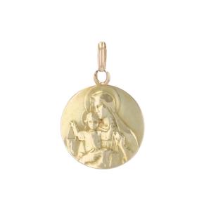 Two-sided Medal Christ And Virgin Scapular