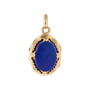 Médaillon ancien lapis lazuli