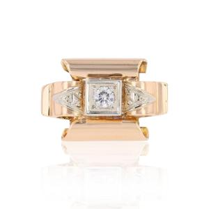 Antique Diamond Tank Ring