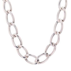 Silver Cuff Necklace