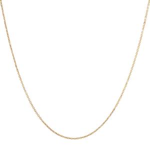 Chaine fine maille forçat limée or jaune