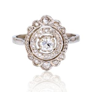 Old Art Deco Diamond Ring