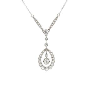 Antique Belle Epoque Diamond Necklace