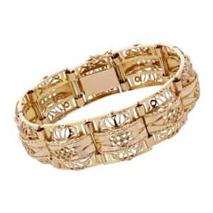 Openwork Vintage Gold Bracelet