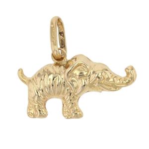 Gold Elephant Pendant