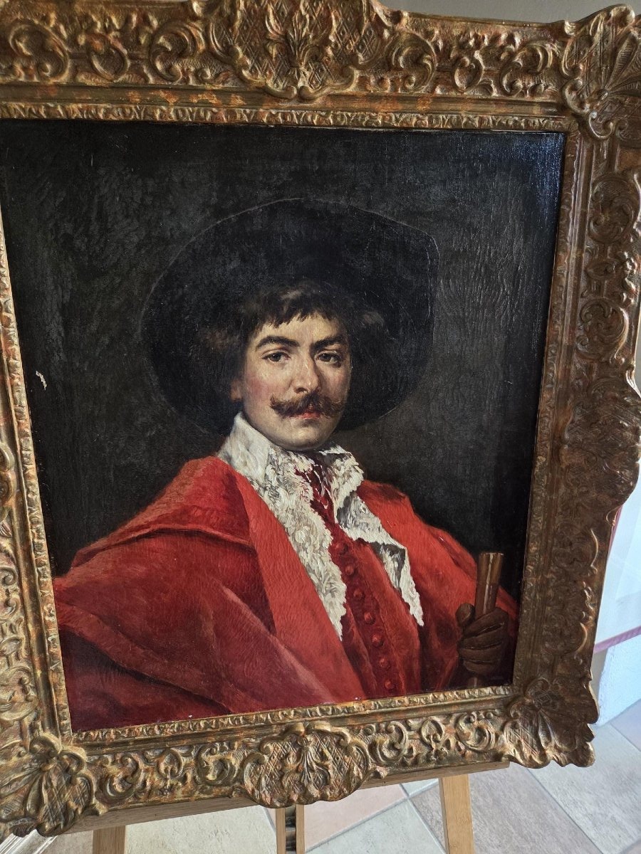 Portrait Of A Man In A Cape