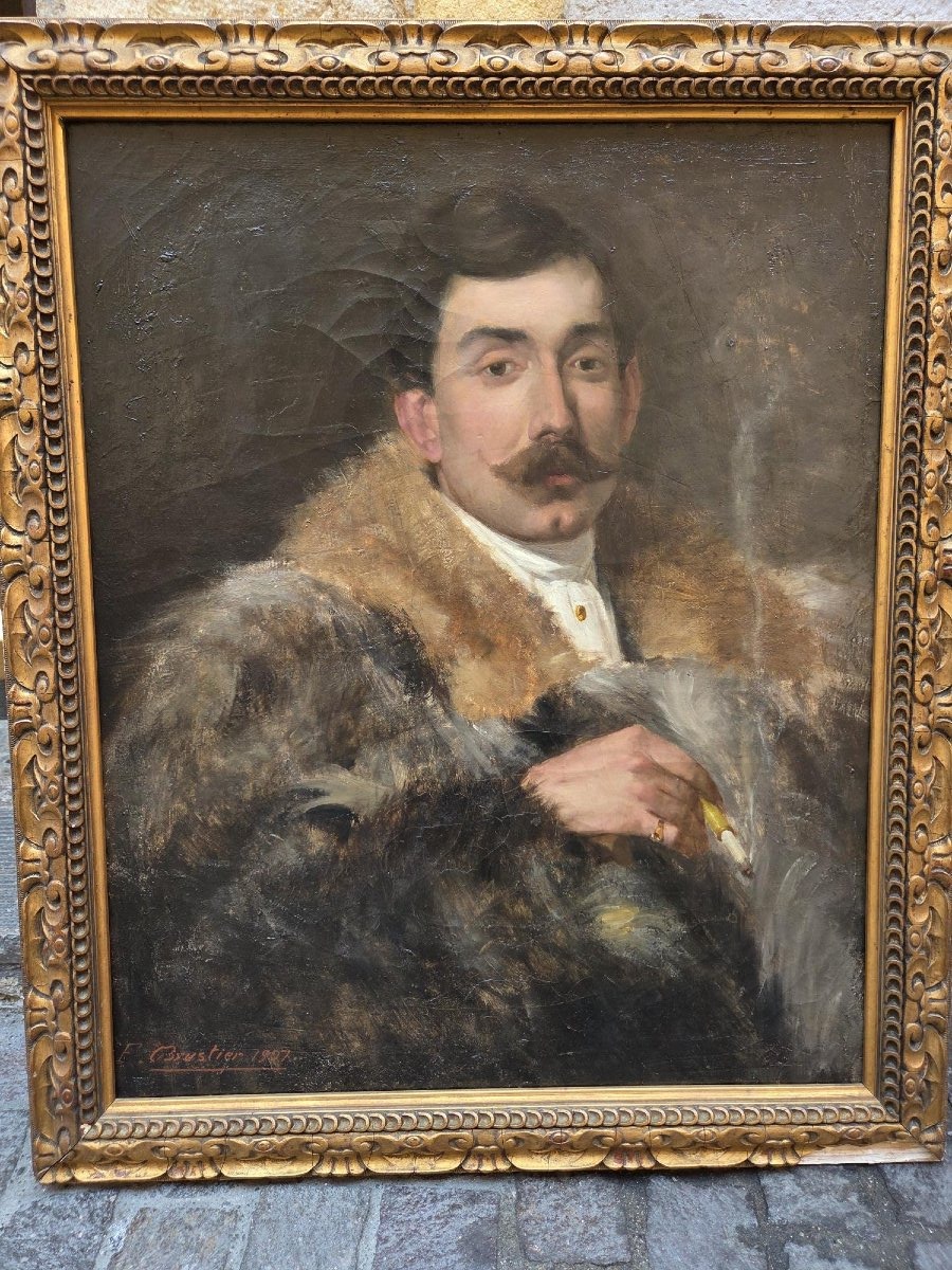 Belle époque Portrait Of Brustier