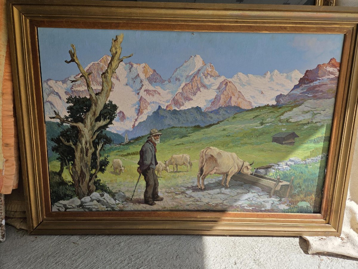 Mountain Landscape By Guillo Vittini