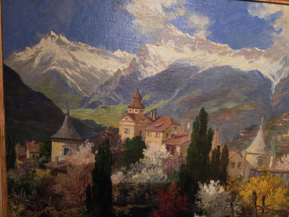 Landscape And Snow-capped Mountain-photo-2