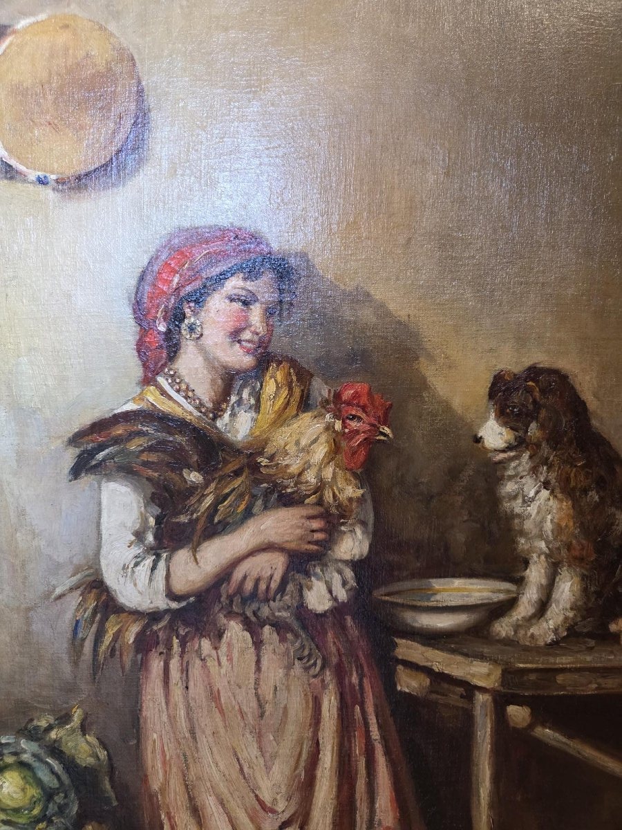 The Young Girl, The Rooster, And The Dog-photo-2
