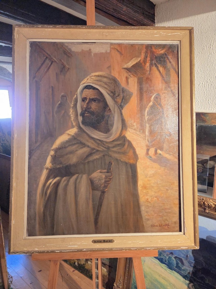 Oriental Portrait By Albert Baure