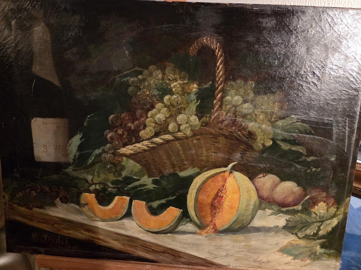 A Pair Of Still Lifes By Charles André-photo-3