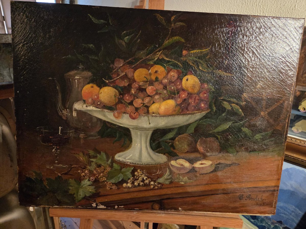 A Pair Of Still Lifes By Charles André