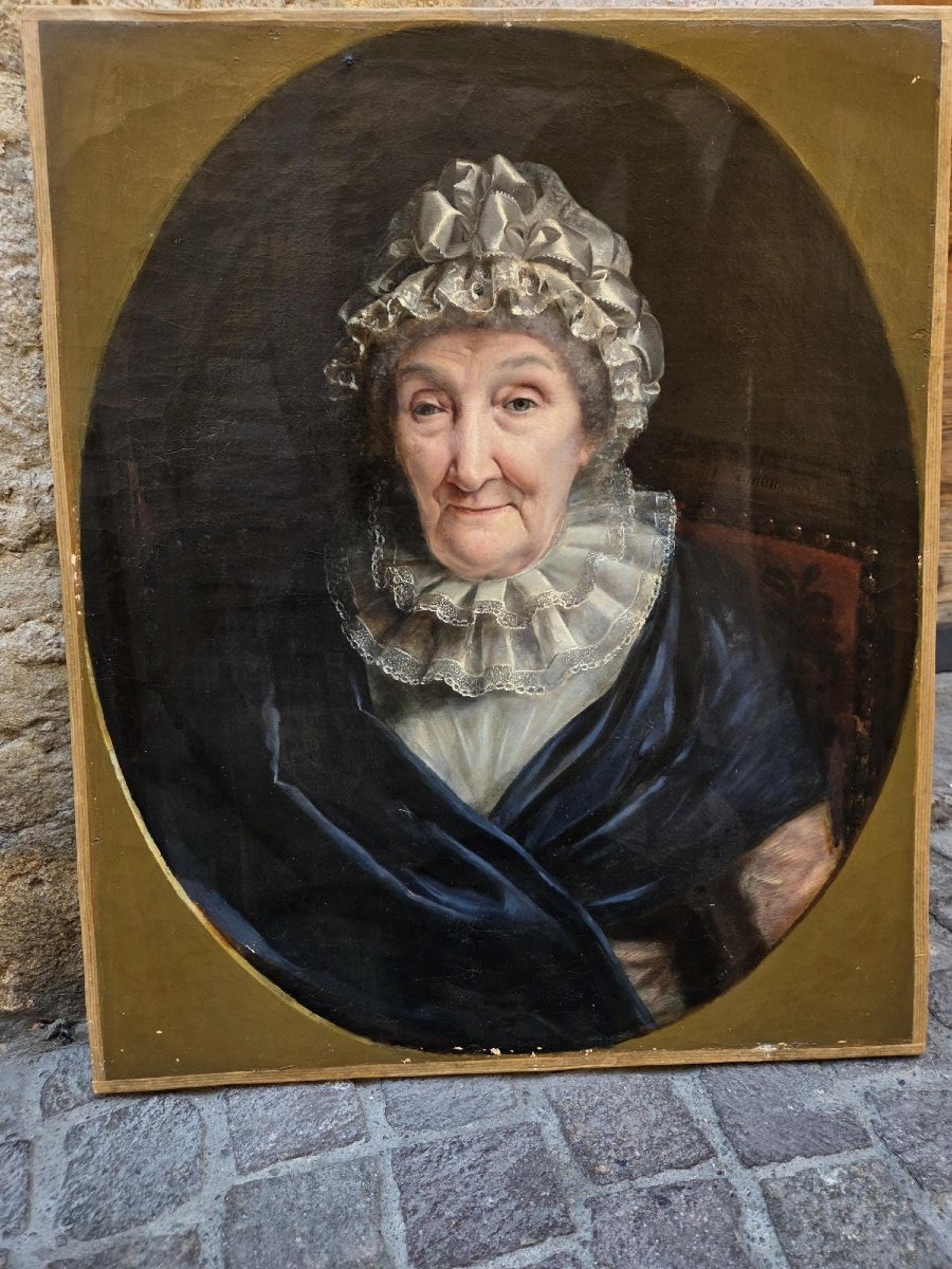 portrait d'un grand mere à la coiffe-photo-2