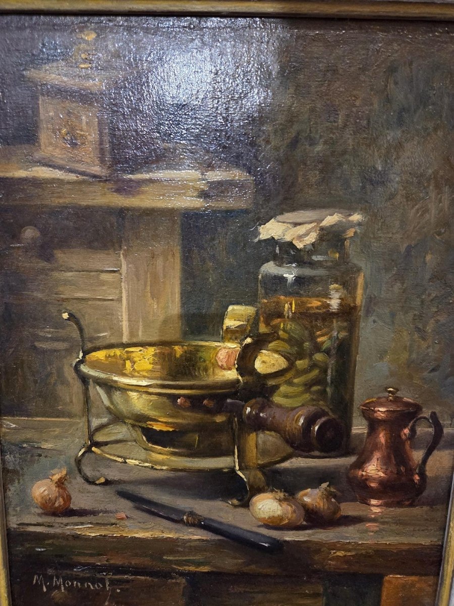 maurice monnot nature morte aux cornichons-photo-2