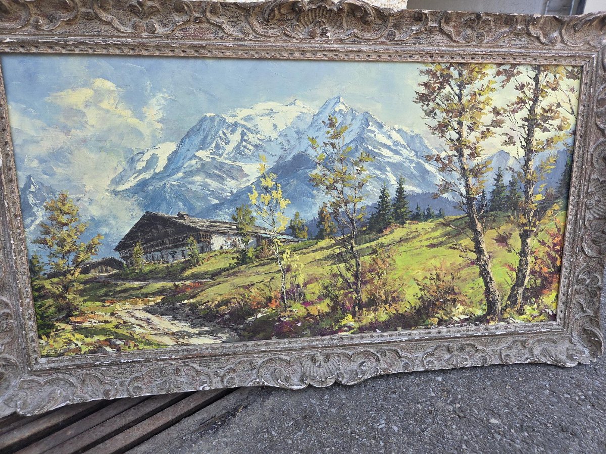 vue sur le mt blanc par paul corbet