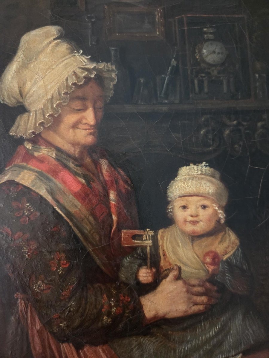 The Grandmother And Her Grandson