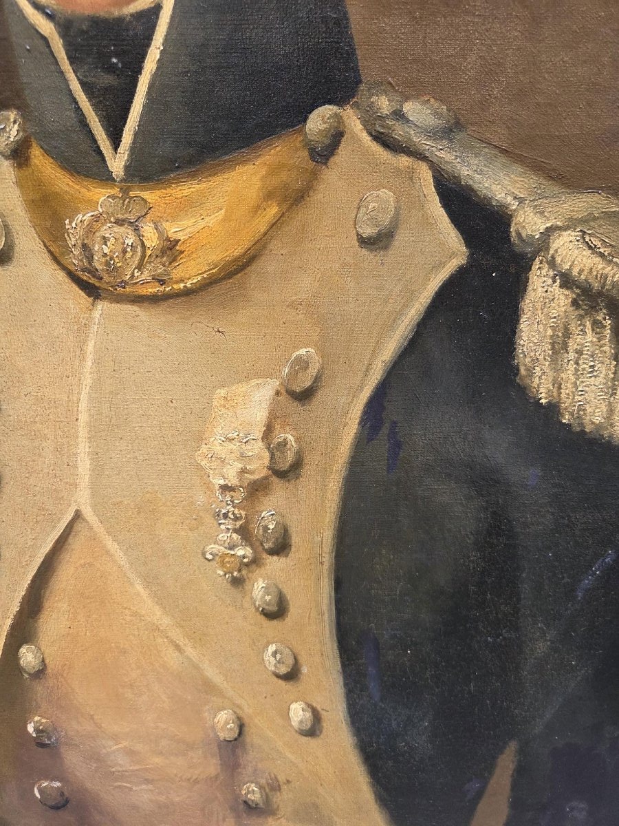 portrait d'un officier decore de l'odre du lys joseph Lazerme-photo-3