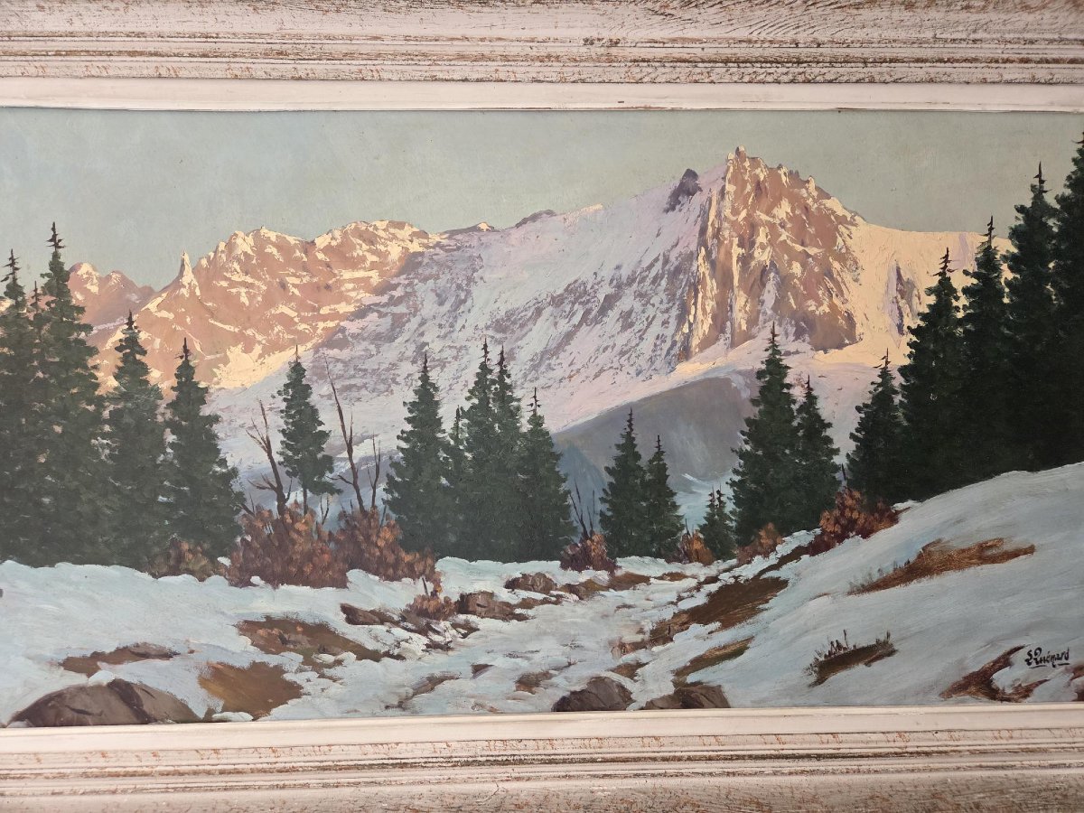 Quenard: Pair Of Chamonix Paintings