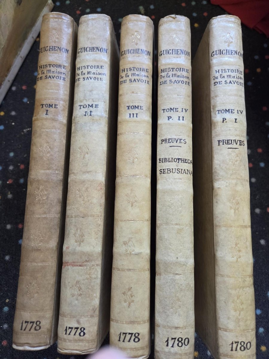 Guichenon (volumes On The History Of Savoy)