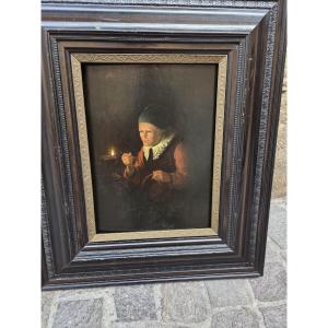 homme à la bougie